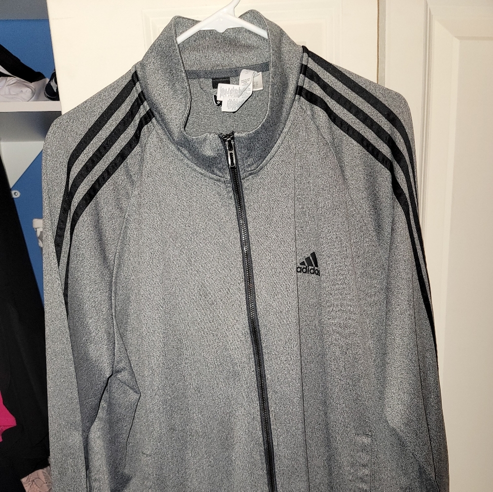 Men's ADIDAS zip up track jacket